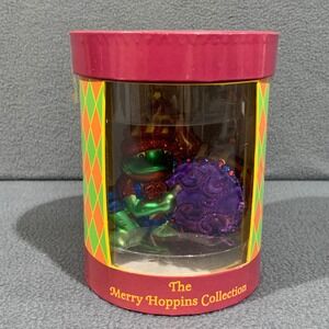 Merry Hoppins Collection Scottish‎ Christmas Frog Drummer Ornament NIB